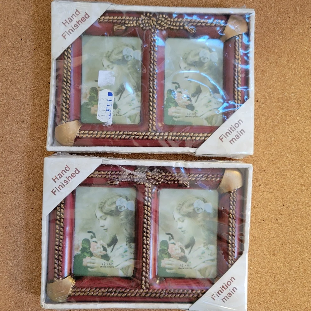 Victorian Look Picture Frames ~ NIB/NWT ~ 2 Packs  ~ 2.5